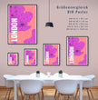 Einzigartiges Geschenk: Personalisierte Landkarte im London Style - Dein individuelles Highlight! - posterfolio.de