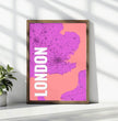 Einzigartiges Geschenk: Personalisierte Landkarte im London Style - Dein individuelles Highlight! - posterfolio.de