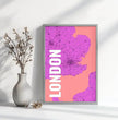 Einzigartiges Geschenk: Personalisierte Landkarte im London Style - Dein individuelles Highlight! - posterfolio.de