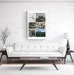 Fotocollage mit Landkarte und Koordinaten – Drei Zinnen Dolomiten - posterfolio.de