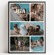 Fotocollage Junggesellinnenabschied – Personalisiertes JGA Poster - posterfolio.de