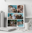 Fotocollage Junggesellinnenabschied – Personalisiertes JGA Poster - posterfolio.de