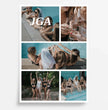 Fotocollage Junggesellinnenabschied – Personalisiertes JGA Poster