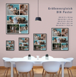 Fotocollage Junggesellinnenabschied – Personalisiertes JGA Poster