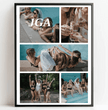 Fotocollage Junggesellinnenabschied – Personalisiertes JGA Poster - posterfolio.de