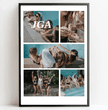 Fotocollage Junggesellinnenabschied – Personalisiertes JGA Poster - posterfolio.de