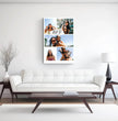 Beste Freundin Fotocollage – personalisiertes BFF Poster - posterfolio.de