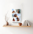 Beste Freundin Fotocollage – personalisiertes BFF Poster - posterfolio.de