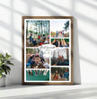 Fotocollage Best Friends – Personalisiertes beste Freunde Poster - posterfolio.de