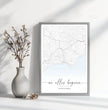Wo alles begann Poster: dein besonderer Ort mit Landkarte & Namen - posterfolio.de