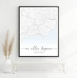 Wo alles begann Poster: dein besonderer Ort mit Landkarte & Namen - posterfolio.de