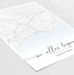 Wo alles begann Poster: dein besonderer Ort mit Landkarte & Namen - posterfolio.de