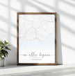Wo alles begann Poster: dein besonderer Ort mit Landkarte & Namen - posterfolio.de