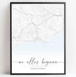 Wo alles begann Poster: dein besonderer Ort mit Landkarte & Namen - posterfolio.de