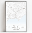 Wo alles begann Poster: dein besonderer Ort mit Landkarte & Namen - posterfolio.de