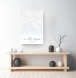 Wo alles begann Poster: dein besonderer Ort mit Landkarte & Namen - posterfolio.de