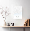 Wo alles begann Poster: dein besonderer Ort mit Landkarte & Namen - posterfolio.de