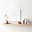 Wo alles begann Poster: dein besonderer Ort mit Landkarte & Namen - posterfolio.de