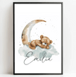 Traumhaftes Kinderposter: dein personalisiertes Geschenk für kleine Träumer! - posterfolio.de