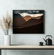 Highlands Schottland Wandbild: Dramatischer Sonnenuntergang über den Berggipfeln - posterfolio.de