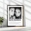 Definitions Poster Beste Freundin – Dein einzigartiges, personalisiertes Geschenk - posterfolio.de