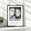 Definitions Poster Beste Freundin – Dein einzigartiges, personalisiertes Geschenk - posterfolio.de
