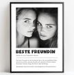 Definitions Poster Beste Freundin – Dein einzigartiges, personalisiertes Geschenk - posterfolio.de