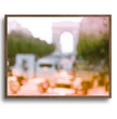 Arc de Triomphe Abstraktes Wandbild: Paris in Rosarotem Glanz - posterfolio.de