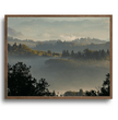Toskana Wandbild: Sanfte Hügel und Nebelmorgen bei San Gimignano - posterfolio.de