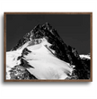Majestätisches Großglockner Wandbild: Dein alpiner Blickfang in Schwarz-Weiß! - posterfolio.de