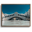 Stilvolles Venedig Wandbild: Rialtobrücke als atemberaubender Blickfang! - posterfolio.de
