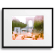 Arc de Triomphe Abstraktes Wandbild: Paris in Rosarotem Glanz - posterfolio.de