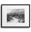 Bretagne Wandbild: Zeitlose Strandlandschaft in Schwarz-Weiß - posterfolio.de
