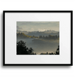 Toskana Wandbild: Sanfte Hügel und Nebelmorgen bei San Gimignano - posterfolio.de