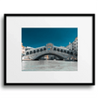 Stilvolles Venedig Wandbild: Rialtobrücke als atemberaubender Blickfang! - posterfolio.de