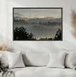 Toskana Wandbild: Sanfte Hügel und Nebelmorgen bei San Gimignano - posterfolio.de