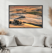 Goldenes Toskana Landschaftsbild Wandbild: Dein Stück Italien für Zuhause! - posterfolio.de