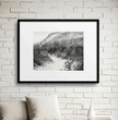 Bretagne Wandbild: Zeitlose Strandlandschaft in Schwarz-Weiß - posterfolio.de