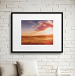 Abstraktes Wandbild Florianópolis: Brasilianische Strandlandschaft zum Sonnenuntergang - posterfolio.de