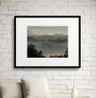 Toskana Wandbild: Sanfte Hügel und Nebelmorgen bei San Gimignano - posterfolio.de