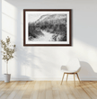 Bretagne Wandbild: Zeitlose Strandlandschaft in Schwarz-Weiß - posterfolio.de