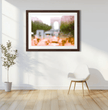 Arc de Triomphe Abstraktes Wandbild: Paris in Rosarotem Glanz - posterfolio.de