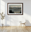 Toskana Wandbild: Sanfte Hügel und Nebelmorgen bei San Gimignano - posterfolio.de
