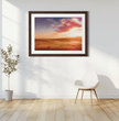 Abstraktes Wandbild Florianópolis: Brasilianische Strandlandschaft zum Sonnenuntergang - posterfolio.de