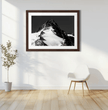 Majestätisches Großglockner Wandbild: Dein alpiner Blickfang in Schwarz-Weiß! - posterfolio.de