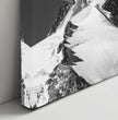 Majestätisches Großglockner Wandbild: Dein alpiner Blickfang in Schwarz-Weiß! - posterfolio.de