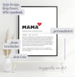 Perfektes Geschenk zum Muttertag: Dein personalisiertes Definitions Poster - posterfolio.de