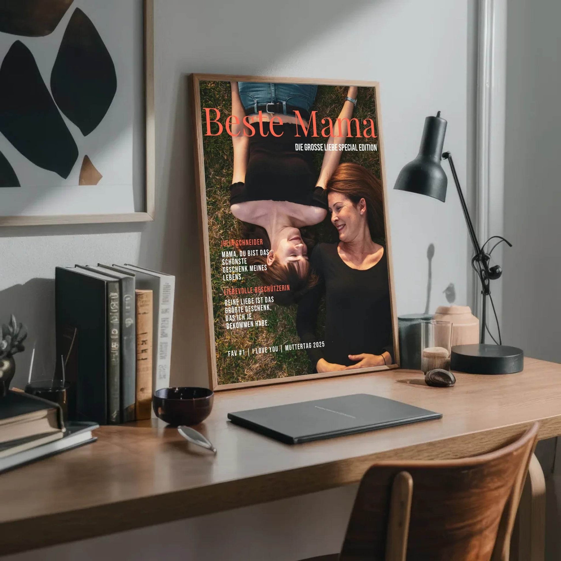 personalisiertes Poster Schreibtisch