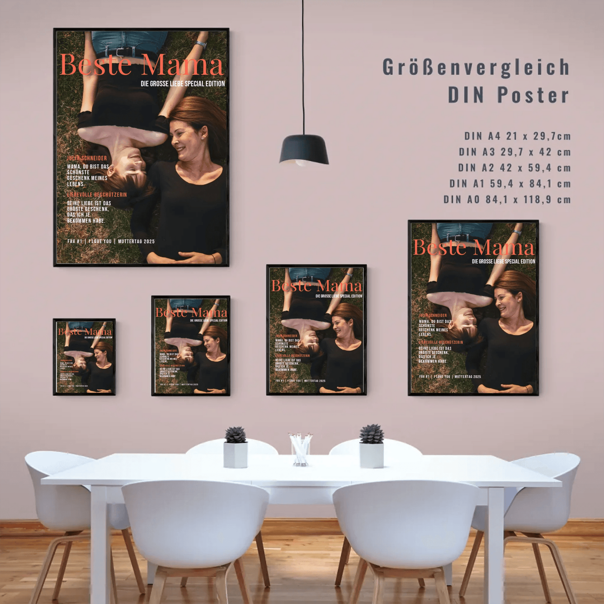 groessenvergleich din poster
