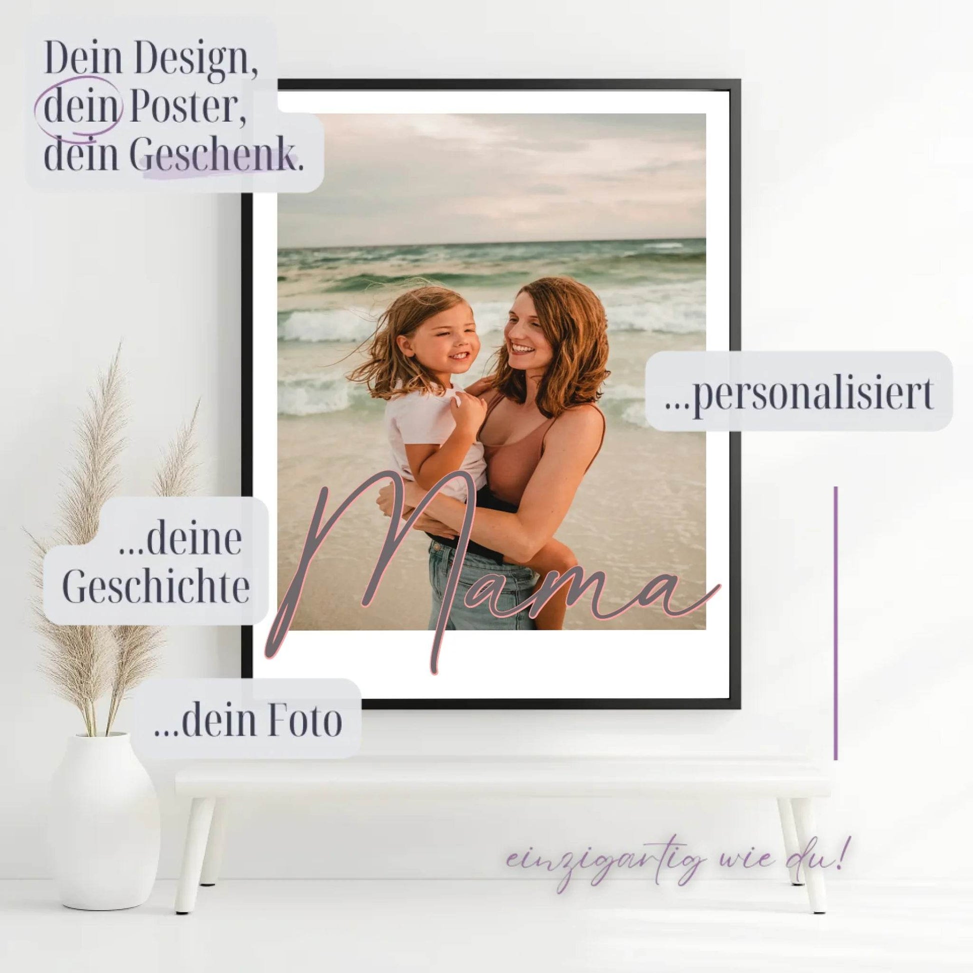 Bilderrahmen-schwarz-matt-posterfolio-de